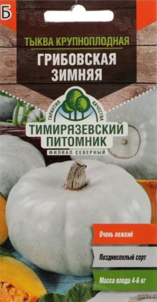 Тыква Грибовская зимняя ТимПит 2г - купить в Тамбове