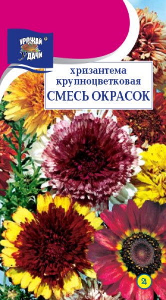 Хризантема крупноцветковая смесь УУ 0,02г - купить в Тамбове