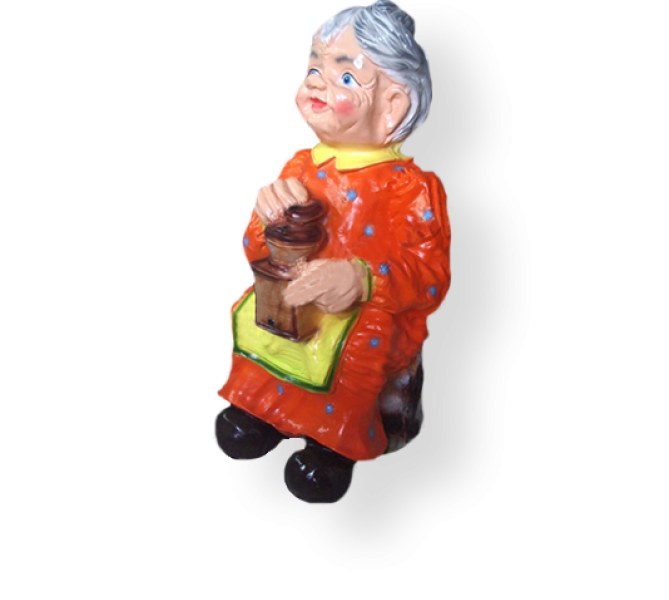 Фигурка декор Бабка на пне - купить в Тамбове