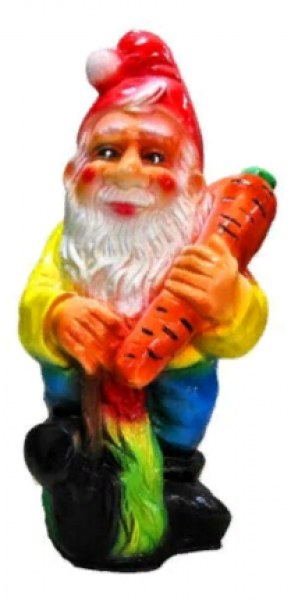 Фигурка декор Гном с морковью - купить в Тамбове